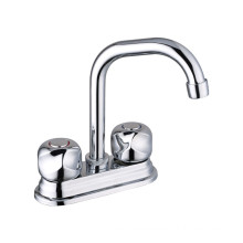 Modern Bathroom Double handle 4inch Basin mixer faucet, OEM quality faucets for bathroom basin